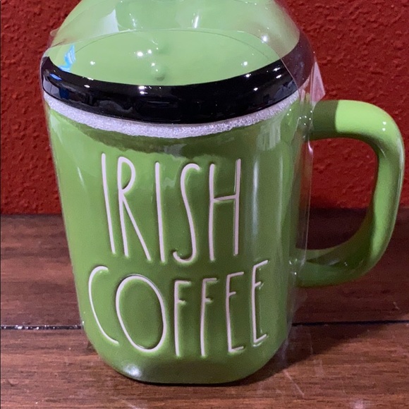 🎉HP🎉 New Rae Dunn Irish Coffee mug with lid - Picture 2 of 2